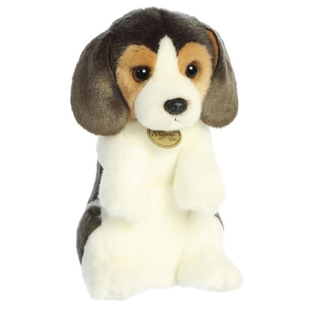 Aurora Miyoni Tots Sitting Pretty Beagle Pup 9.5 Inch Plush Figure - Radar Toys
