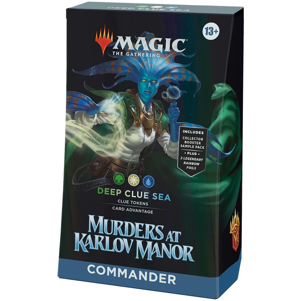 Magic The Gathering Murders At Karlov Manor Deep Clue Sea Commander Deck - Radar Toys