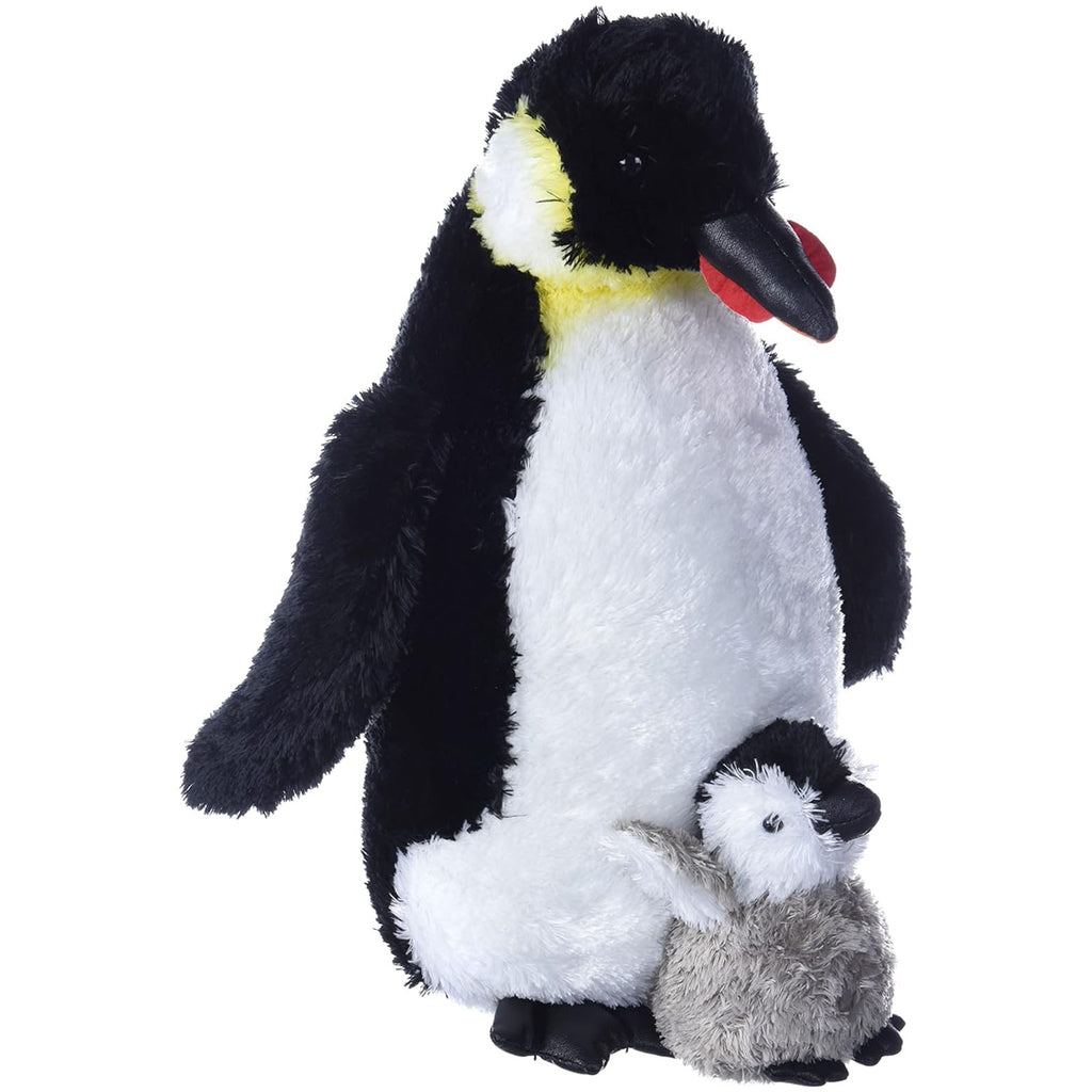 Aurora Emperor Penguin With Baby 12 Inch Plush Figure - Radar Toys