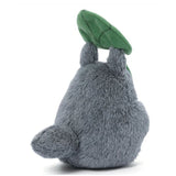 Bandai My Neighbor Totoro Totoro With Leaf Beanbag 4 Inch Plush Figure - Radar Toys