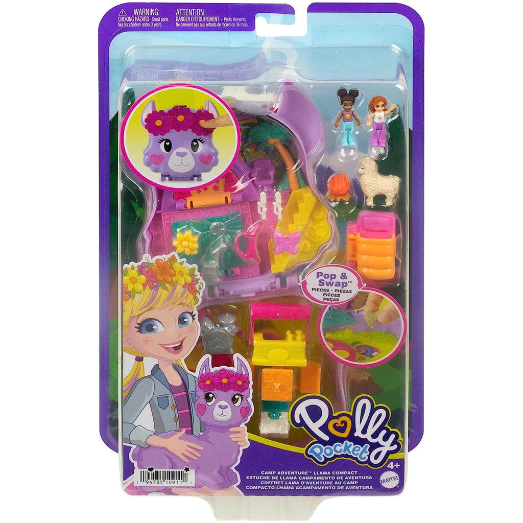 Polly Pocket World Llama Camp Adventure Set - Radar Toys