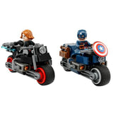 LEGO® Marvel Black Widow And Captain America Motorcycles Building Set 76260 - Radar Toys