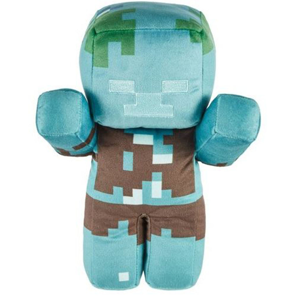 Mattel Minecraft Drowned Zombie 8 Inch Plush Figure