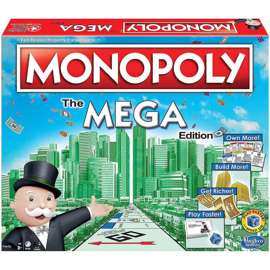 Winning Moves Monopoly Mega The Board Game - Radar Toys