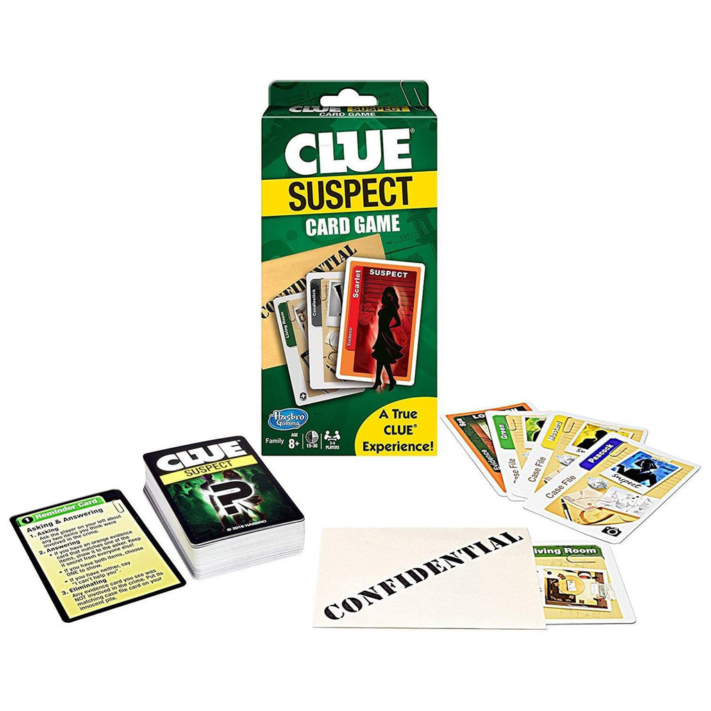 Clue Suspect The Card Game