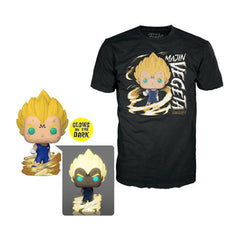 Funko Dragon Ball Z POP Majin Vegeta Vinyl Figure And Medium Tee Shirt - Radar Toys