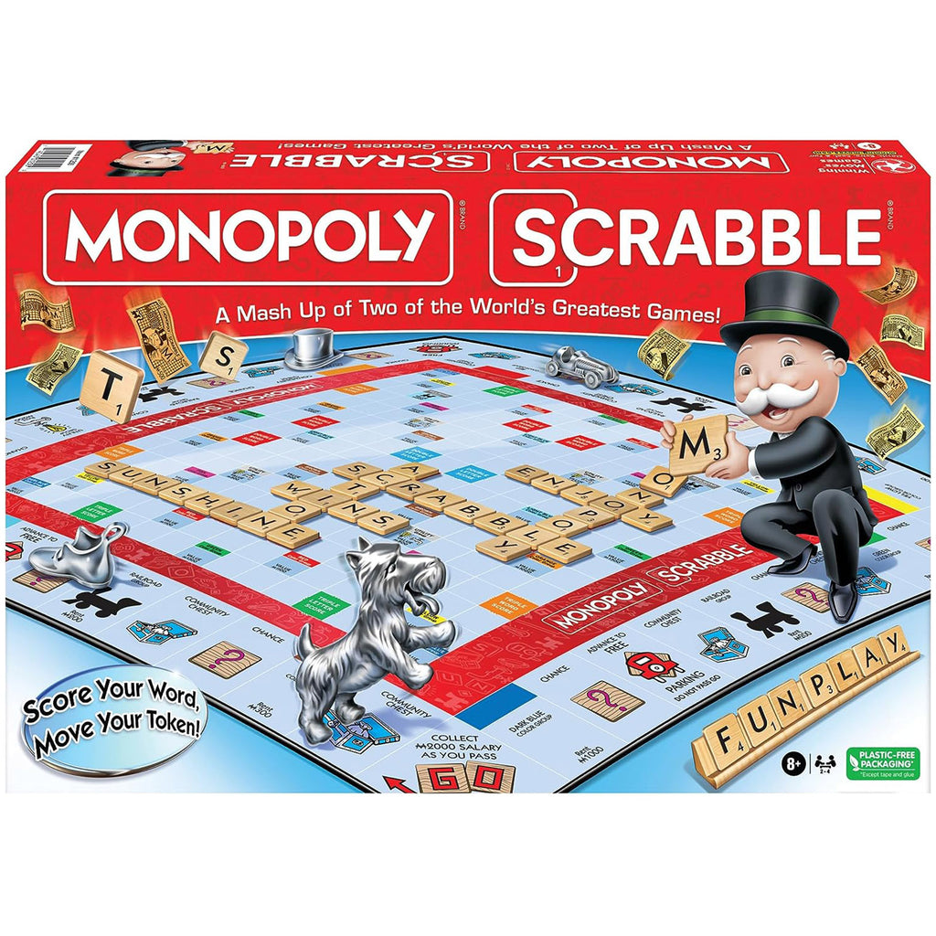 Winning Moves Monopoly Scrabble The Board Game