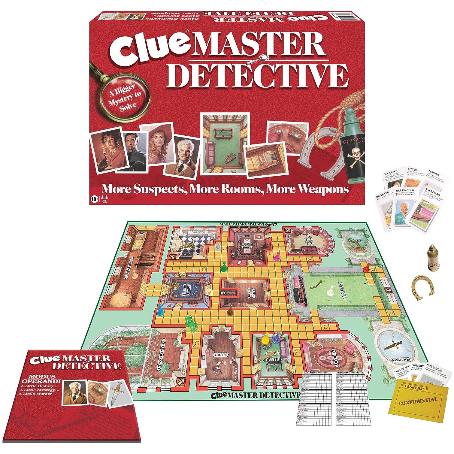 Clue Library Clue Board Game Rooms