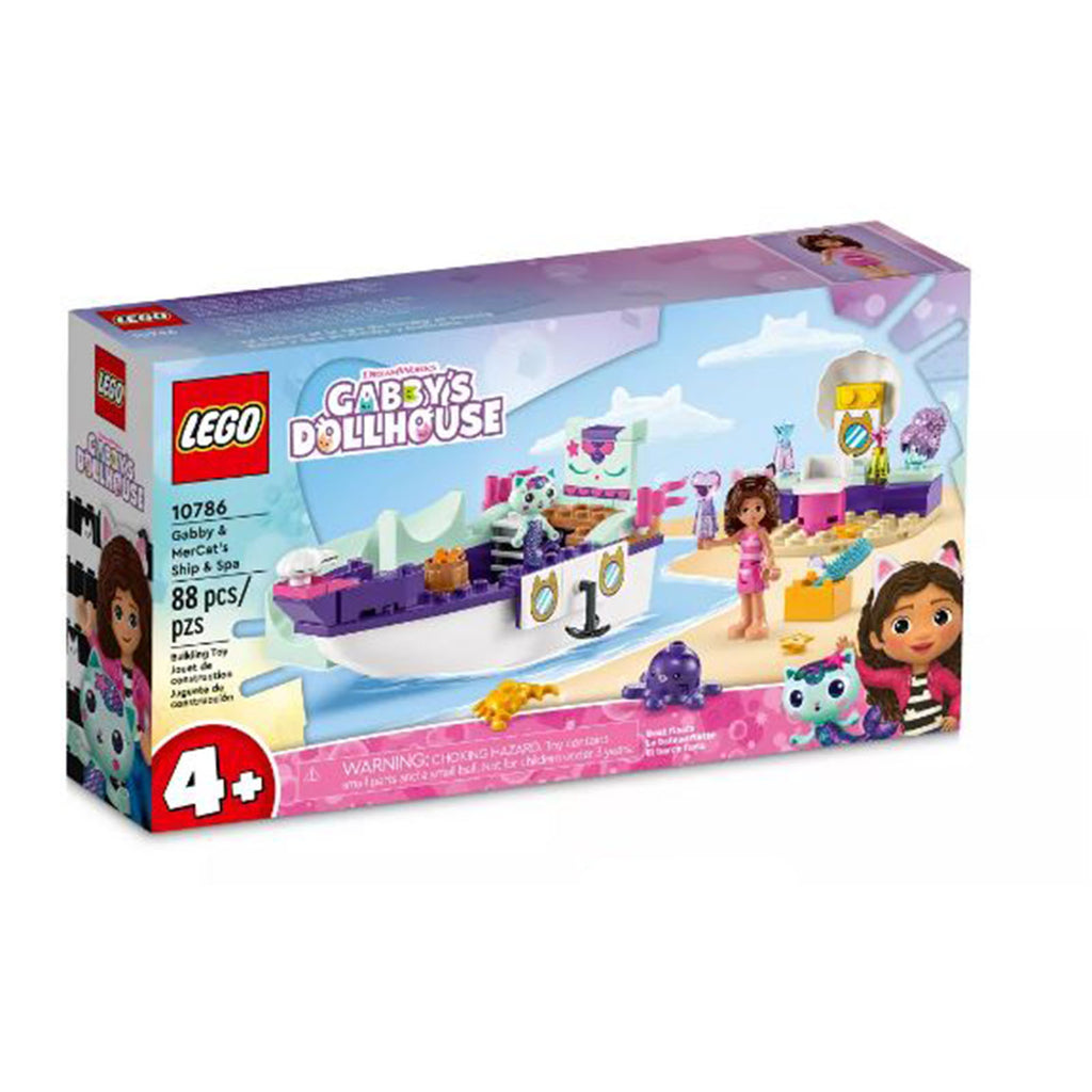 LEGO® Dreamworks Cabby's Dollhouse Gabby And MerCat's Ship And Spa Building Set 10786