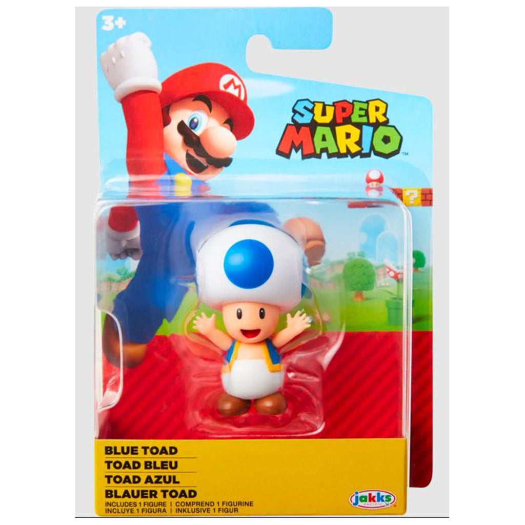 Jakks Pacific Super Mario Blue Toad Wave 44 Figure