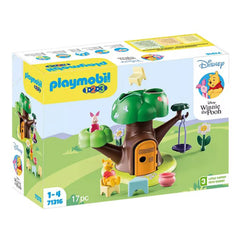 Playmobil 123 Disney Winnie The Pooh Winnie's And Piglet's Tree House Building Set - Radar Toys