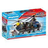 Playmobil City Action Tactical Unit Rescue Aircraft Building Set - Radar Toys