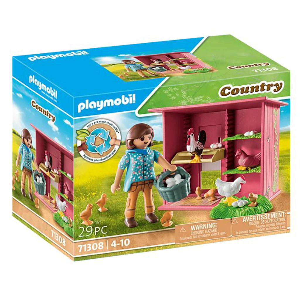 Playmobil Country Hen House Building Set - Radar Toys