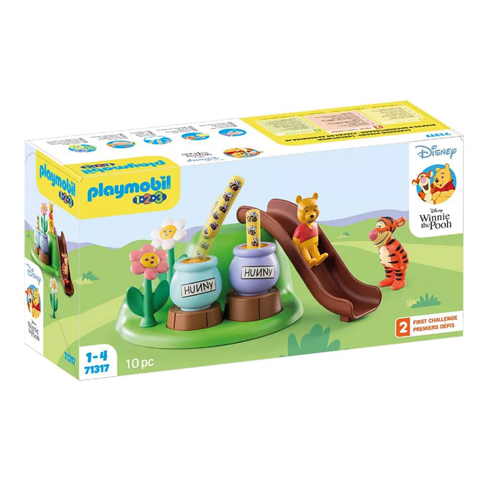 Playmobil 123 Disney Winnie The Pooh Winnie's And Tigger's Bee Garden  Building Set