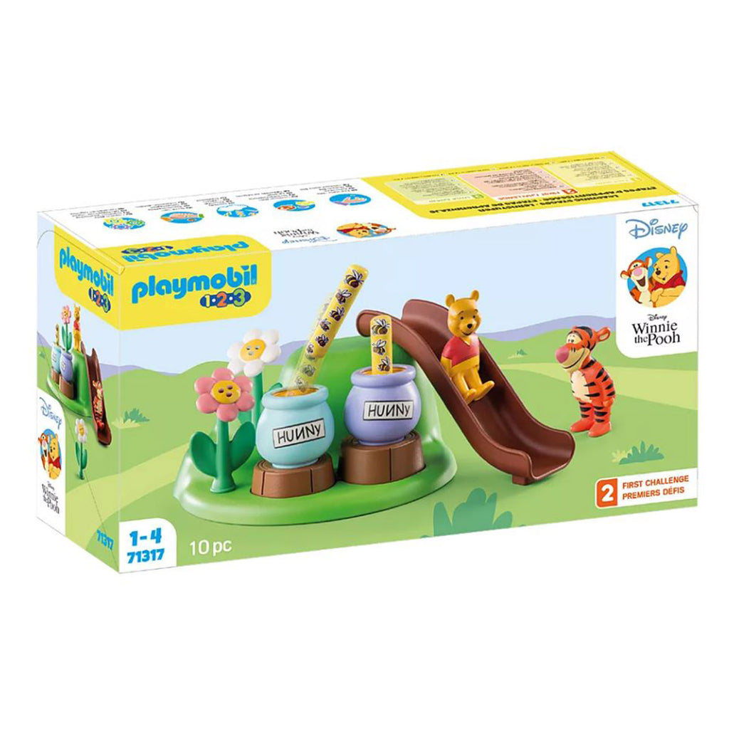 Playmobil 123 Disney Winnie The Pooh Winnie's And Tigger's Bee Garden Building Set - Radar Toys