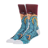 Bioworld My Hero Academia Todoroki 360 Character Single Pair Men's Crew Socks - Radar Toys