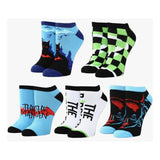 Bioworld The Batman Mix And Match 5 Pair Ankle Socks - Radar Toys
