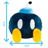 Tomy Super Mario Bob-Omb Mega Mocchi 12 Inch Plush - Radar Toys