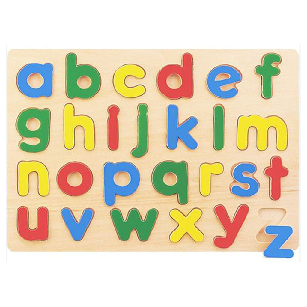Family Games America Wooden Alphabet Chunky Puzzle - Radar Toys