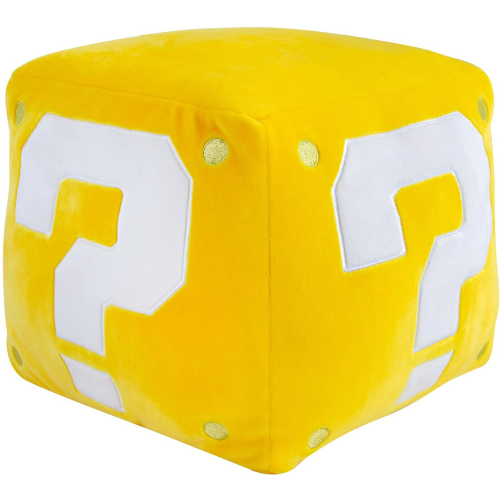 Tomy Super Mario Question Block Mocchi 10 Inch Plush