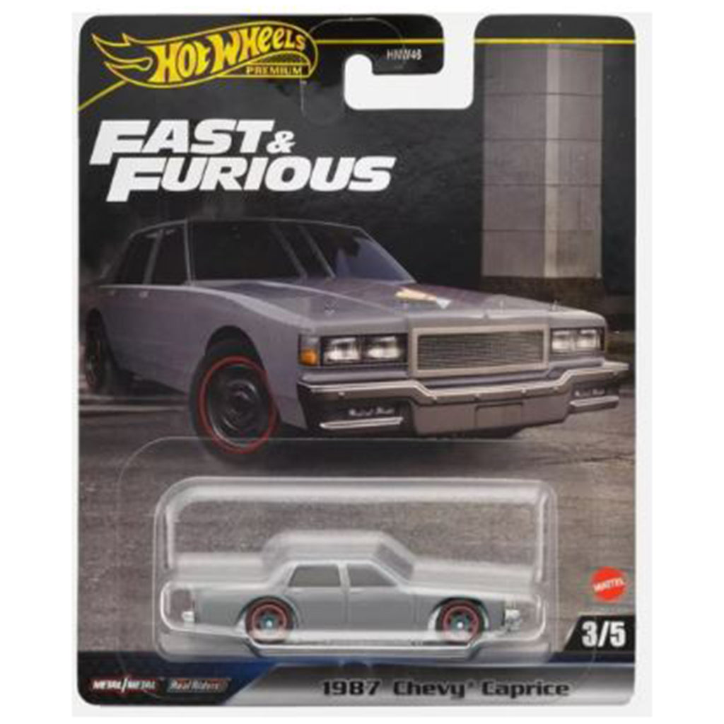 Mattel Hot Wheels Premium Fast And The Furious 1987 Chevy Caprice Diecast Vehicle