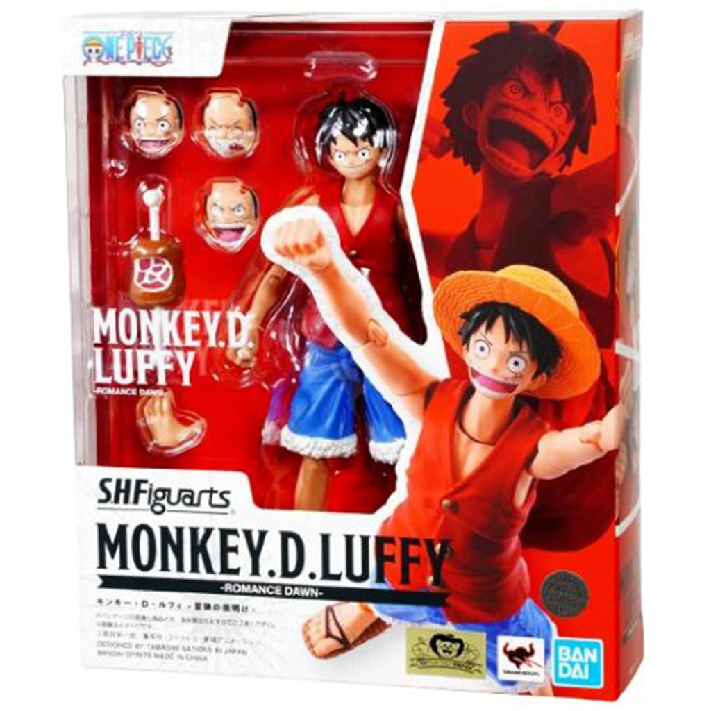 Bandai One Piece SHFiguarts Monkey D Luffy Romance Dawn Action Figure