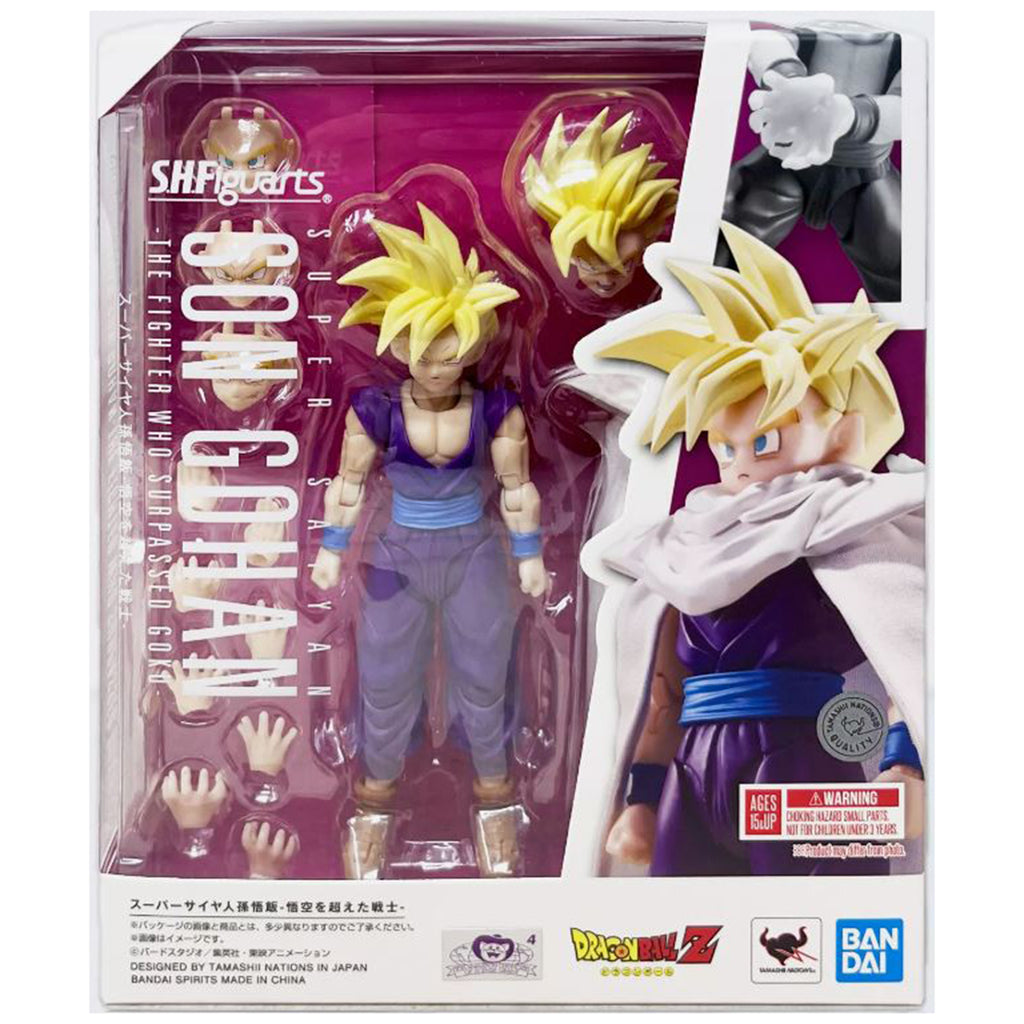 Bandai Dragon Ball Z SHFiguarts Super Saiyan Son Gohan The Warrior Who Surpassed Goku Figure
