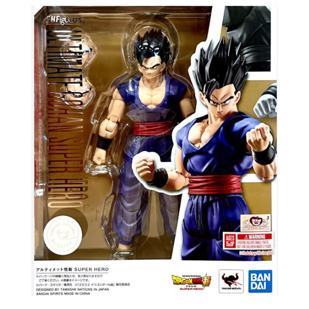 Bandai Dragon Ball Super Super Hero SHFiguarts Ultimate Gohan Super Hero Figure