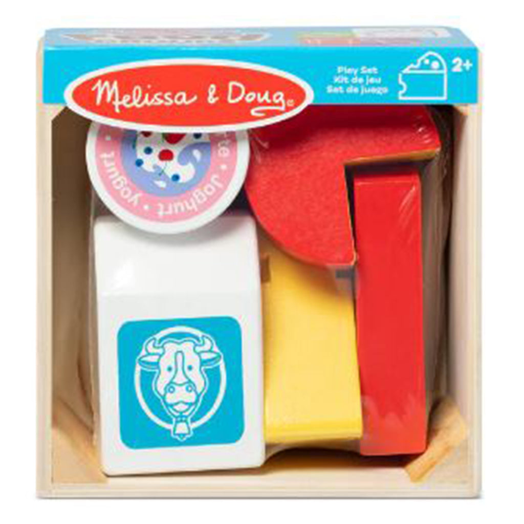 Melissa And Doug Wooden Food Groups Dairy Plat Set - Radar Toys