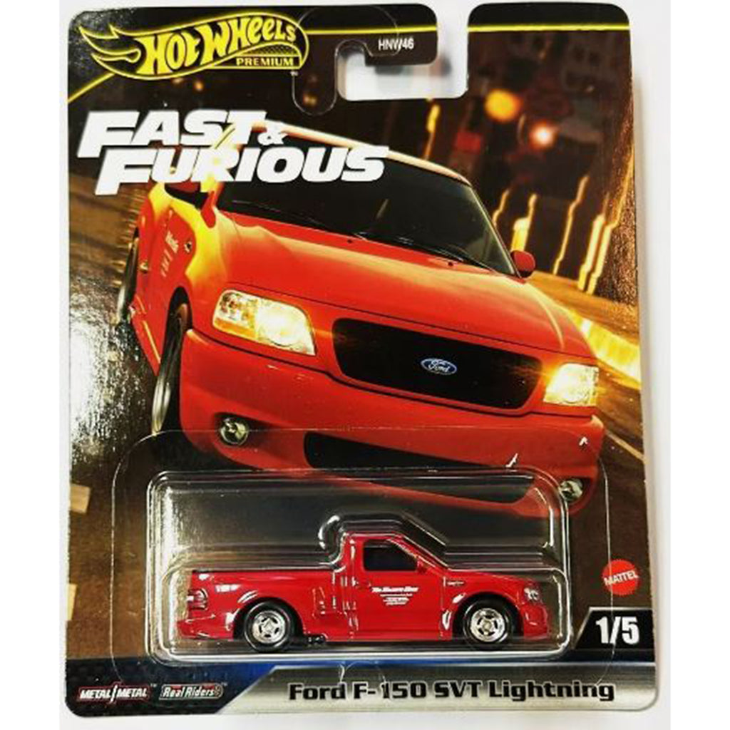 Mattel Hot Wheels Premium Fast And The Furious Ford F-150 SVT Lightning Diecast Vehicle