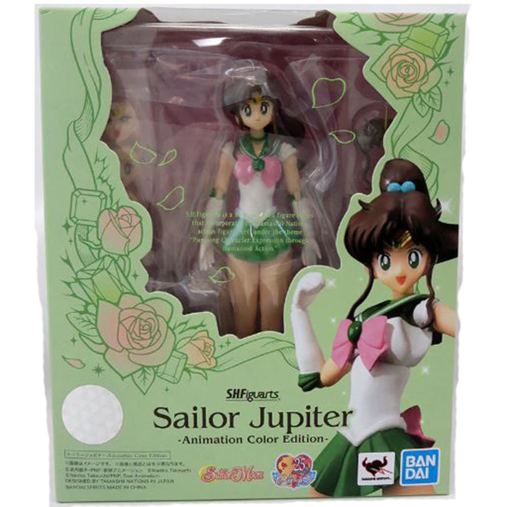 Bandai Pretty Guardian Sailor Moon SHFiguarts Sailor Jupiter Animation Color Edition Figure