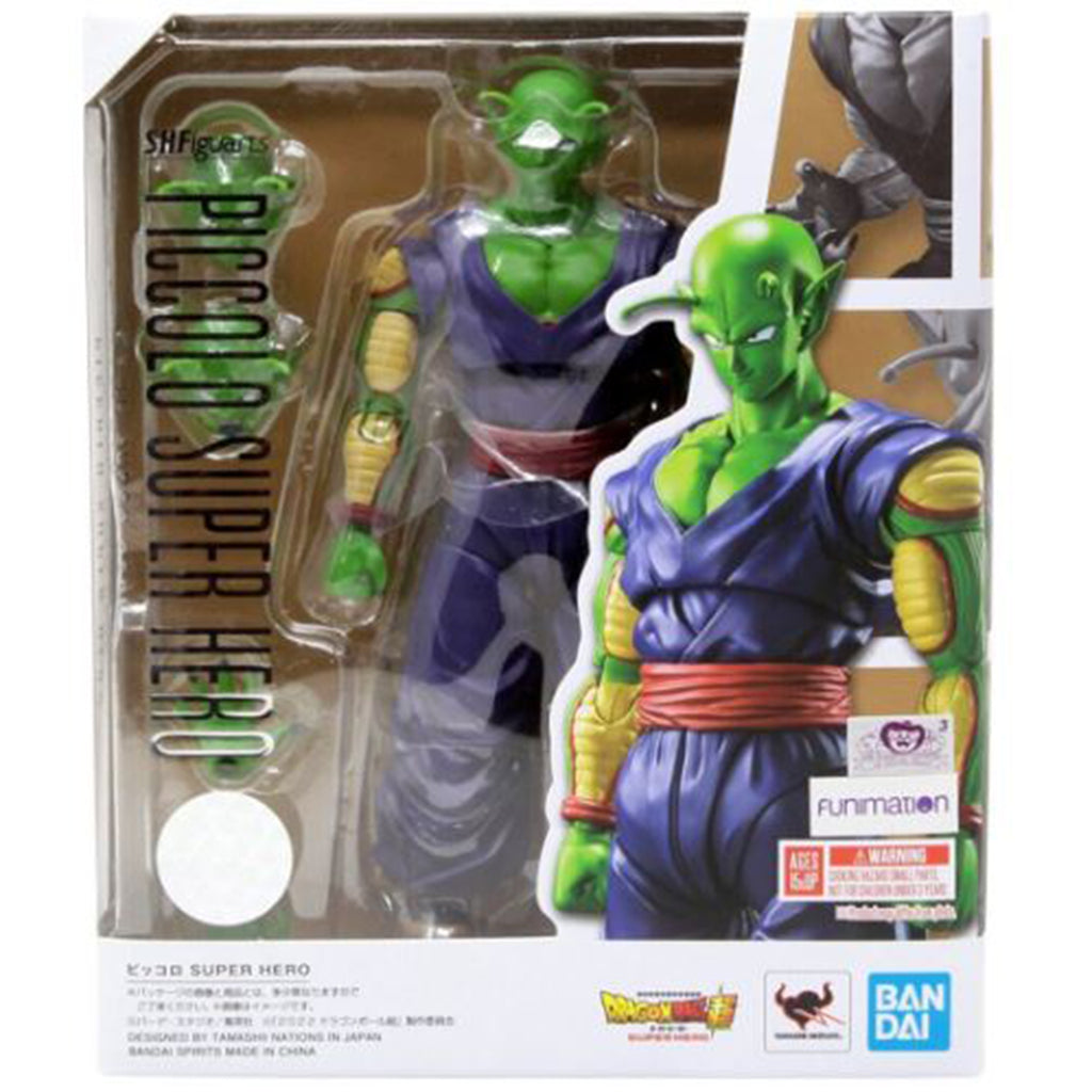 Bandai Dragon Ball Super Super Hero SHFiguarts Piccolo Super Hero Figure
