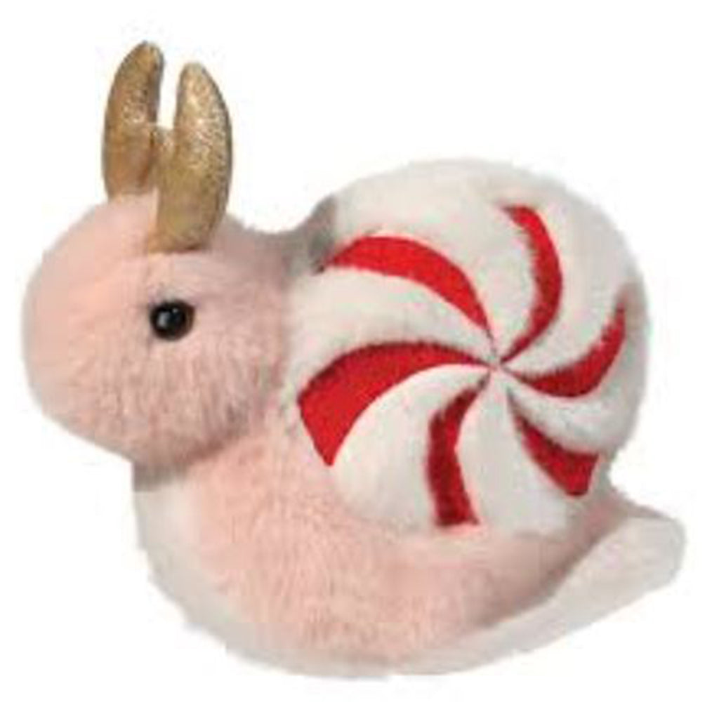 Douglas Peppy Mint Snail 6 Inch Plush Figure - Radar Toys