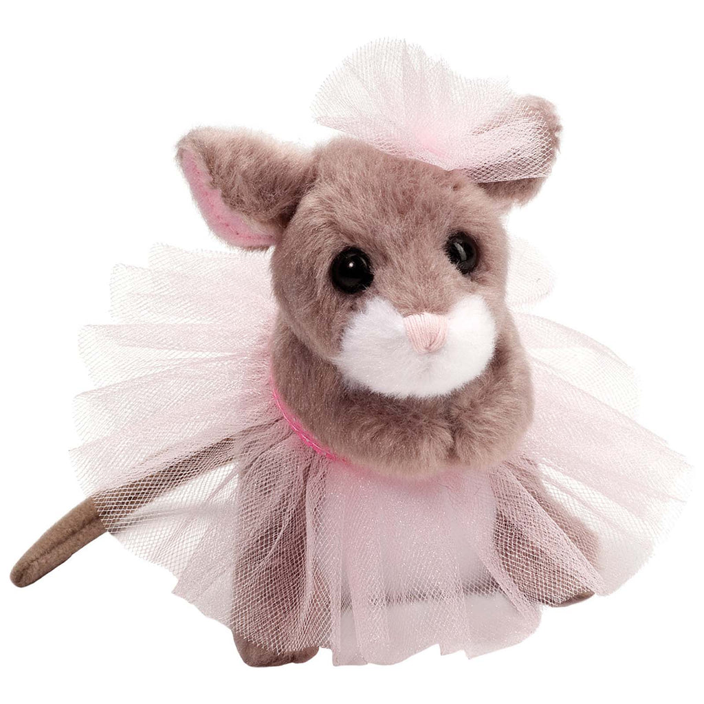 Douglas Tippy Toe Mouse With Tutu 4 Inch Plush Figure