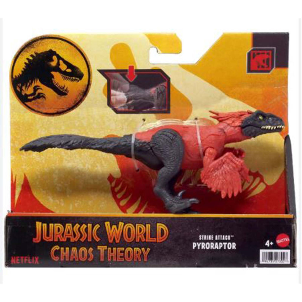Mattel Jurassic World Chaos Theory Strike Attack Pyroraptor Figure