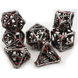 Foam Brain Vampire Bones Hollow Metal RPG Dice Set - Radar Toys