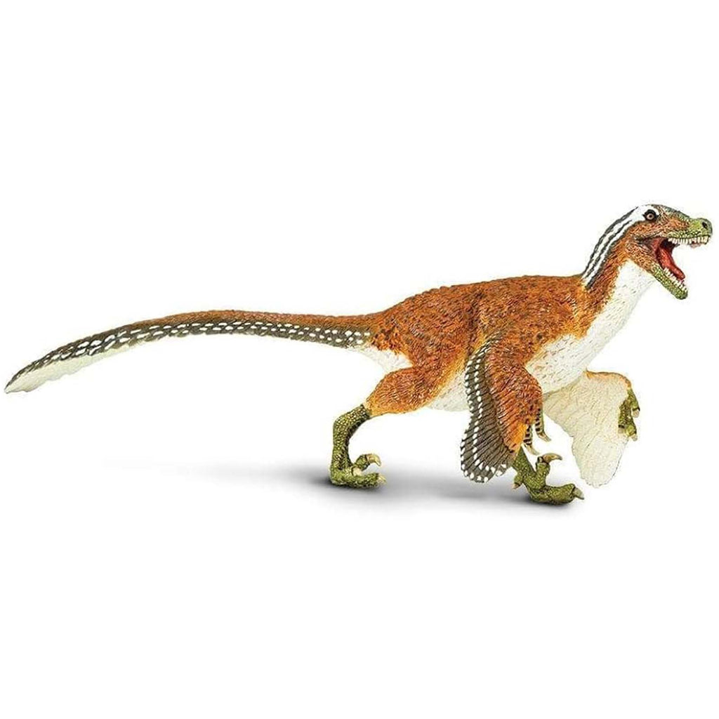 Safari Ltd Feathered Velociraptor Dinosaur Figure 100032 - Radar Toys