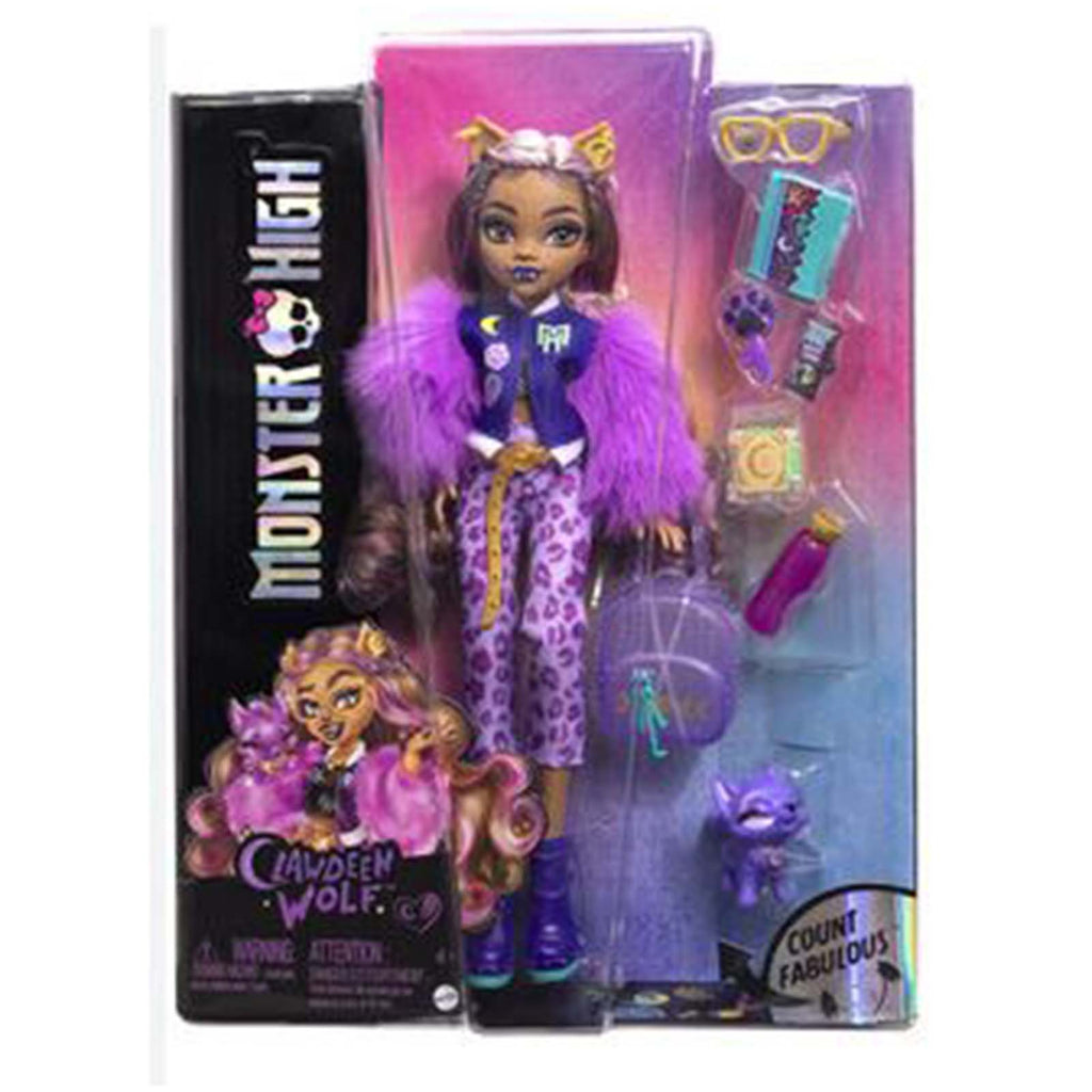 Mattel Monster High Clawdeen Wolf Doll - Radar Toys