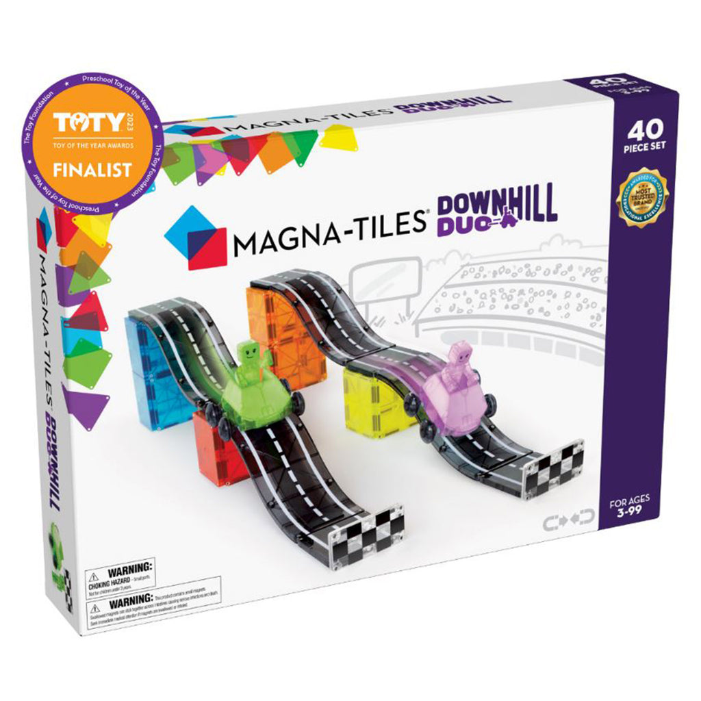 Magna-Tiles Downhill Duo 40 Piece Magnetic Tile Building Set