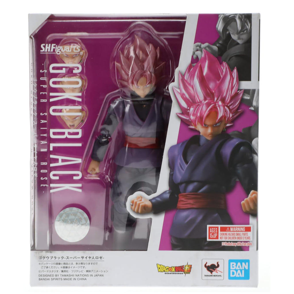 Bandai Dragon Ball Super Tamashii Nations SHFiguarts Goku Black Super Saiyan Rose Figure