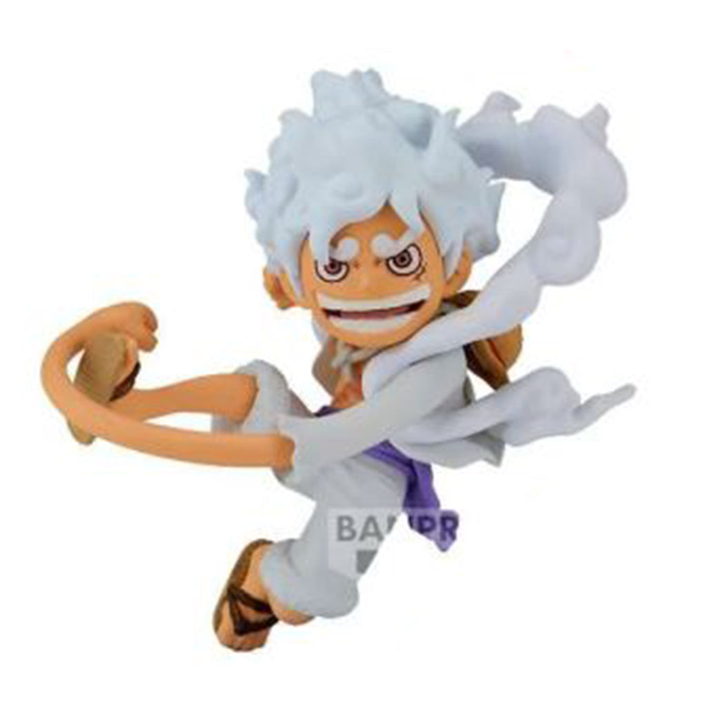 Bandai One Piece WCF Monkey D Luffy Gear5 Special Metallic Color Punching Mini Figure