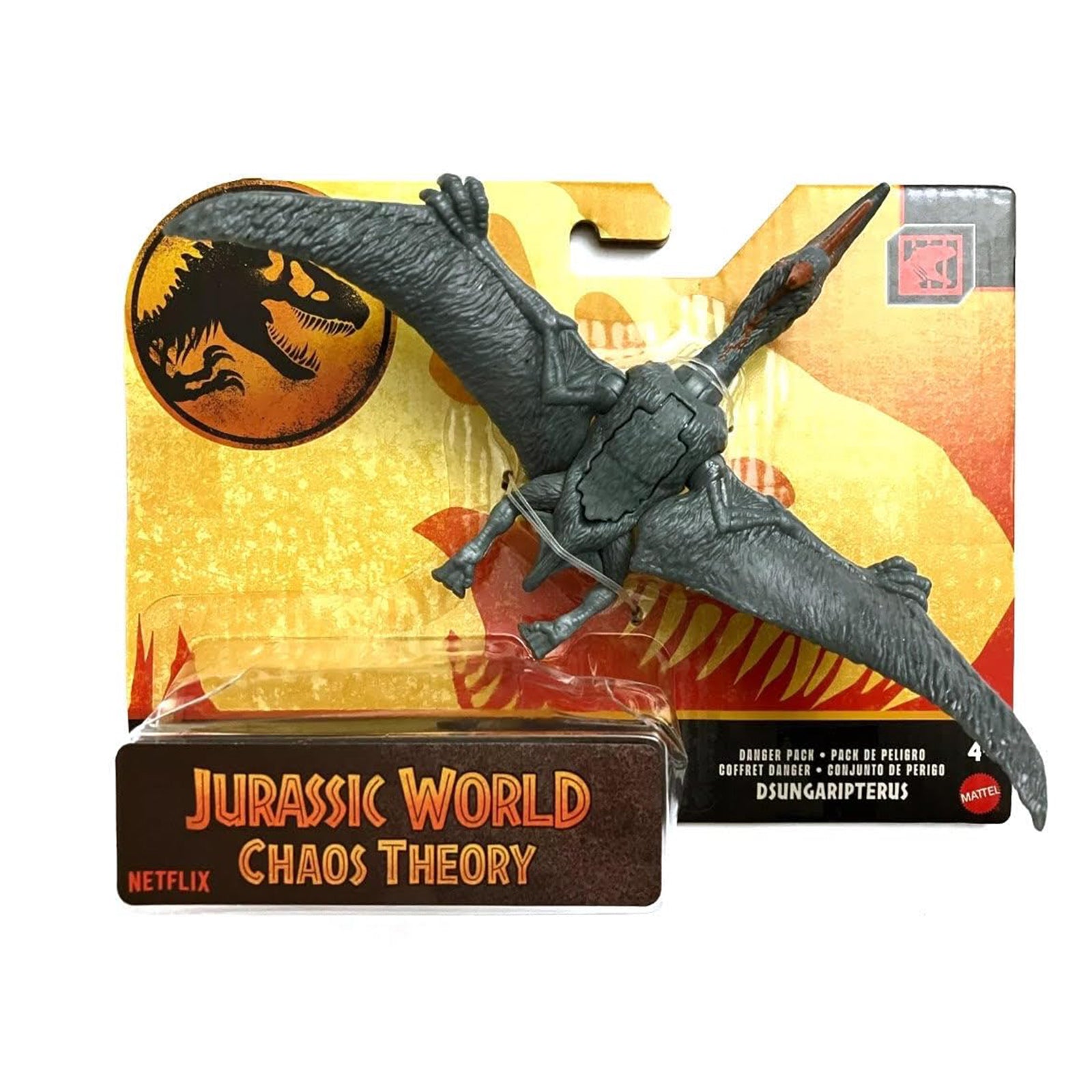 Jurassic World Chaos Theory Danger Pack – Figura Dsungaripterus, Pterosauro Snodato, Dettagli Realistici, Giocattolo Da Collezione 4+ Anni