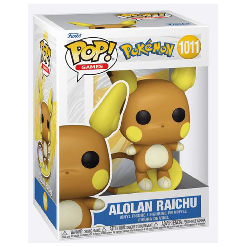 Funko Pokemon POP Alolan Raichu Vinyl Figure - Radar Toys