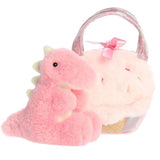 Aurora Fancy Pals Ice Cream Cone Dinosaur Bag 7 Inch Plush Figure - Radar Toys