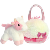 Aurora Fancy Pals Sweets Rainbow Pink Pet Carrier 6 Inch Plush - Radar Toys