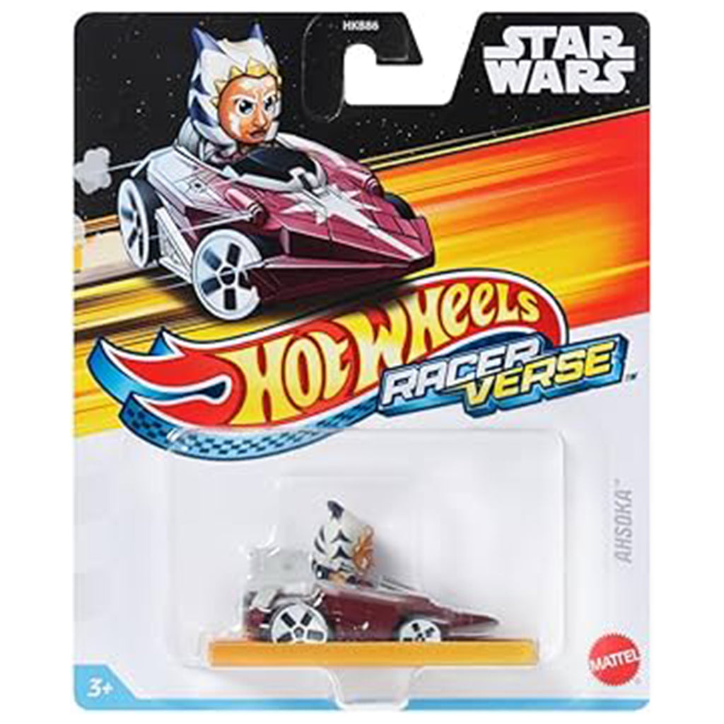 Mattel Hot Wheels Racer Verse Star Wars Ahsoka Tano Diecast Vehicle