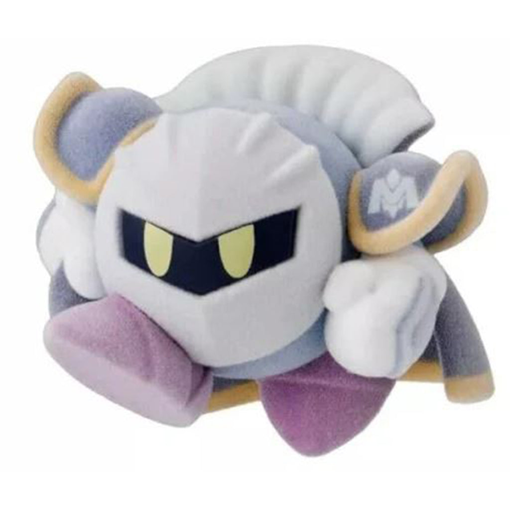 Bandai Shokugan PuPuPu Kirby Meta Knight Flocked Doll Mini Figure