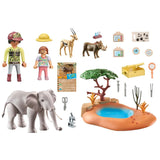 Playmobil Wiltopia Elephant At The Waterhole Building Set 71294 - Radar Toys