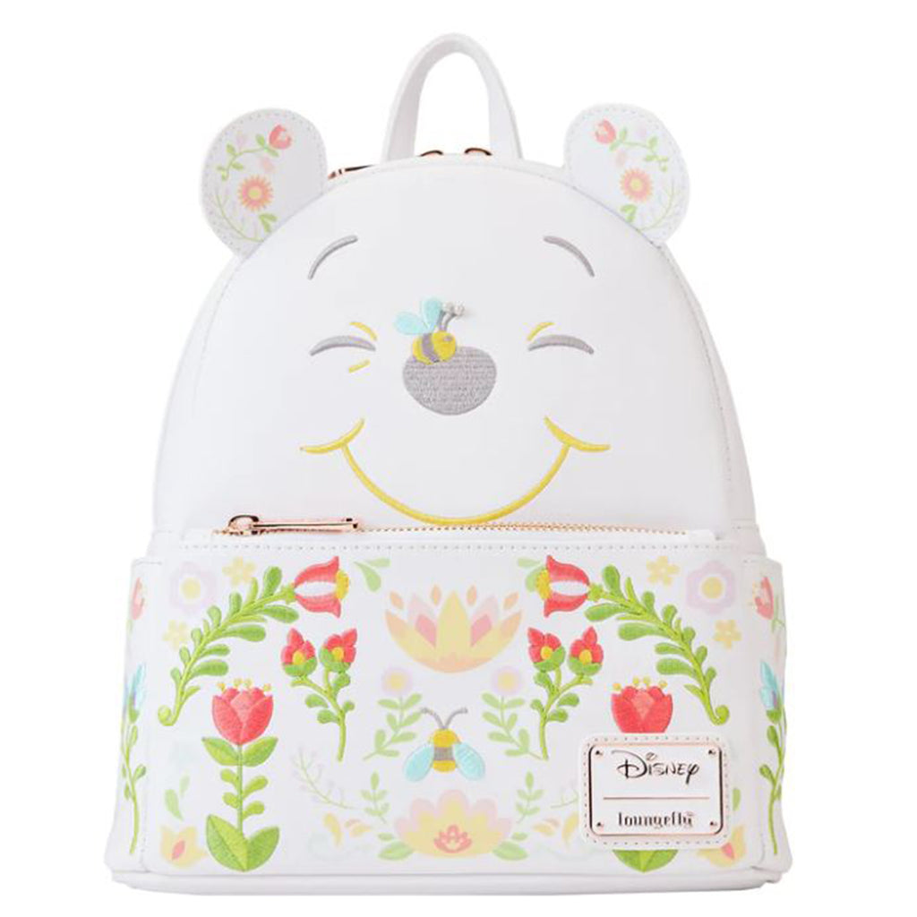 Loungefly Disney Winnie The Pooh Cosplay Folk Floral Mini Backpack
