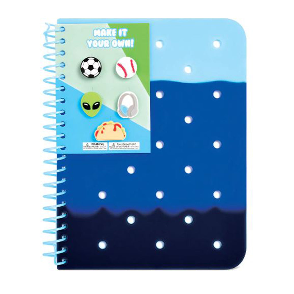 iScream Blue Tie Dye Charmed Jelly Journal